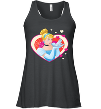 Load image into Gallery viewer, Disney Cinderella Valentine's Sparkle Hearts Women's Racerback Tank
