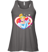 Load image into Gallery viewer, Disney Cinderella Valentine's Sparkle Hearts Women's Racerback Tank
