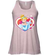 Load image into Gallery viewer, Disney Cinderella Valentine's Sparkle Hearts Women's Racerback Tank
