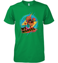 Load image into Gallery viewer, Marvel Rising Secret Warriors Ms. Marvel Portrait Logo Men's Premium T-Shirt
