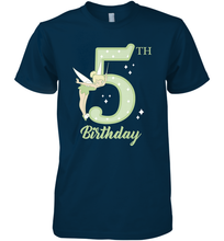 Load image into Gallery viewer, Disney Peter Pan 5th Birthday Tinkerbell Portrait Men's Premium T-Shirt
