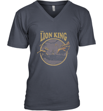 Load image into Gallery viewer, Disney Lion King Distressed Lion King Trio Men's V-Neck
