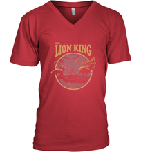 Load image into Gallery viewer, Disney Lion King Distressed Lion King Trio Men's V-Neck
