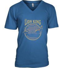 Load image into Gallery viewer, Disney Lion King Distressed Lion King Trio Men's V-Neck
