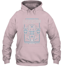 Load image into Gallery viewer, Marvel Fantastic Four Fantasticar Neon Lights Hooded Sweatshirt
