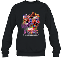 Load image into Gallery viewer, Marvel Rising Secret Warriors Hero Action Pose Collage Crewneck Sweatshirt
