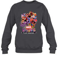 Load image into Gallery viewer, Marvel Rising Secret Warriors Hero Action Pose Collage Crewneck Sweatshirt
