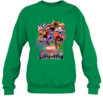 Load image into Gallery viewer, Marvel Rising Secret Warriors Hero Action Pose Collage Crewneck Sweatshirt
