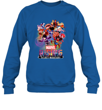 Load image into Gallery viewer, Marvel Rising Secret Warriors Hero Action Pose Collage Crewneck Sweatshirt
