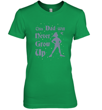 Load image into Gallery viewer, Disney Peter Pan This Dad Will Never Grow Up Women's Premium T-Shirt
