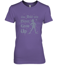 Load image into Gallery viewer, Disney Peter Pan This Dad Will Never Grow Up Women's Premium T-Shirt
