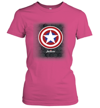 Load image into Gallery viewer, Marvel Gamerverse Captain America Symbol Hexagon Background Women's T-Shirt
