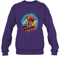 Load image into Gallery viewer, Marvel Rising Secret Warriors Ms. Marvel Portrait Logo Crewneck Sweatshirt
