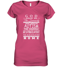 Load image into Gallery viewer, A shirt about Autism Women's V-Neck T-Shirt
