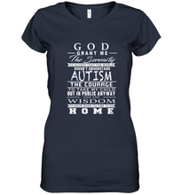 Load image into Gallery viewer, A shirt about Autism Women's V-Neck T-Shirt
