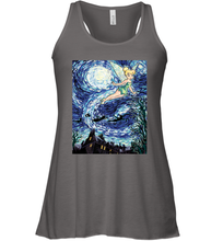 Load image into Gallery viewer, Disney Peter Pan Tinker Bell Starry Night Portrait Women's Racerback Tank
