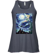 Load image into Gallery viewer, Disney Peter Pan Tinker Bell Starry Night Portrait Women's Racerback Tank
