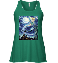 Load image into Gallery viewer, Disney Peter Pan Tinker Bell Starry Night Portrait Women's Racerback Tank
