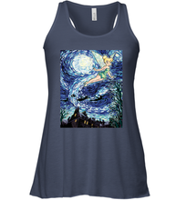 Load image into Gallery viewer, Disney Peter Pan Tinker Bell Starry Night Portrait Women's Racerback Tank
