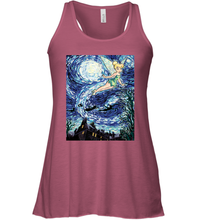 Load image into Gallery viewer, Disney Peter Pan Tinker Bell Starry Night Portrait Women's Racerback Tank

