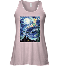 Load image into Gallery viewer, Disney Peter Pan Tinker Bell Starry Night Portrait Women's Racerback Tank
