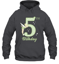 Load image into Gallery viewer, Disney Peter Pan 5th Birthday Tinkerbell Portrait Hooded Sweatshirt
