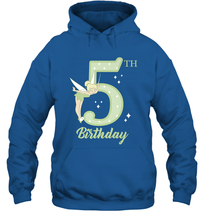 Load image into Gallery viewer, Disney Peter Pan 5th Birthday Tinkerbell Portrait Hooded Sweatshirt
