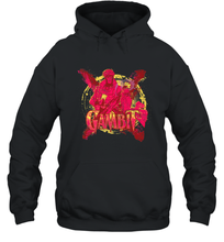 Load image into Gallery viewer, Marvel X Men Gambit Retro 90s Hooded Sweatshirt
