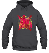 Load image into Gallery viewer, Marvel X Men Gambit Retro 90s Hooded Sweatshirt
