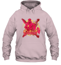 Load image into Gallery viewer, Marvel X Men Gambit Retro 90s Hooded Sweatshirt

