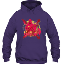 Load image into Gallery viewer, Marvel X Men Gambit Retro 90s Hooded Sweatshirt
