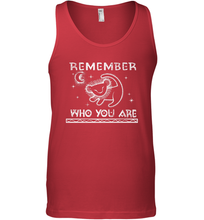 Load image into Gallery viewer, Disney Lion King Remember Who You Are Painting Men's Tank Top
