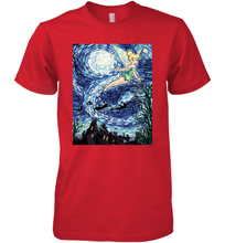 Load image into Gallery viewer, Disney Peter Pan Tinker Bell Starry Night Portrait Men's Premium T-Shirt
