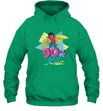 Load image into Gallery viewer, Marvel X Men Jubilee 90s Kid Neon Retro Hooded Sweatshirt
