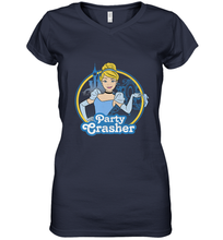Load image into Gallery viewer, Disney Cinderella Party Crasher Women's V-Neck T-Shirt
