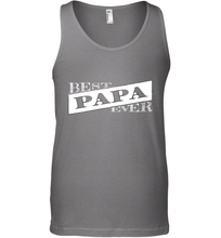 Load image into Gallery viewer, Best Papa Ever  Father's Day Men's Tank Top

