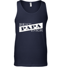 Load image into Gallery viewer, Best Papa Ever  Father's Day Men's Tank Top
