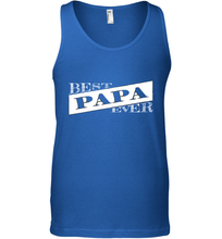Load image into Gallery viewer, Best Papa Ever  Father's Day Men's Tank Top
