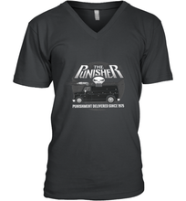 Load image into Gallery viewer, Marvel The Punisher Battle Van Since 1975 Men's V-Neck

