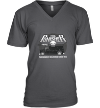 Load image into Gallery viewer, Marvel The Punisher Battle Van Since 1975 Men's V-Neck
