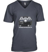 Load image into Gallery viewer, Marvel The Punisher Battle Van Since 1975 Men's V-Neck
