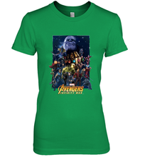 Load image into Gallery viewer, Marvel Avengers Infinity War Neon Team 2 Women's Premium T-Shirt
