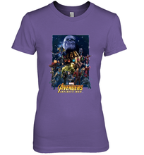 Load image into Gallery viewer, Marvel Avengers Infinity War Neon Team 2 Women's Premium T-Shirt
