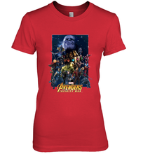 Load image into Gallery viewer, Marvel Avengers Infinity War Neon Team 2 Women's Premium T-Shirt
