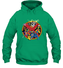 Load image into Gallery viewer, Marvel X Men Animated Series Logo Retro 90s Hooded Sweatshirt
