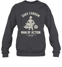 Load image into Gallery viewer, Disney Pixar Toy Story Duke Caboom Man Of Action Crewneck Sweatshirt
