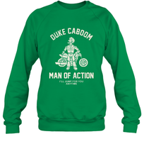 Load image into Gallery viewer, Disney Pixar Toy Story Duke Caboom Man Of Action Crewneck Sweatshirt
