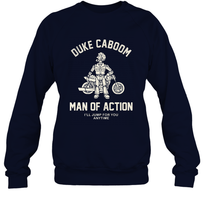 Load image into Gallery viewer, Disney Pixar Toy Story Duke Caboom Man Of Action Crewneck Sweatshirt
