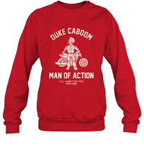 Load image into Gallery viewer, Disney Pixar Toy Story Duke Caboom Man Of Action Crewneck Sweatshirt
