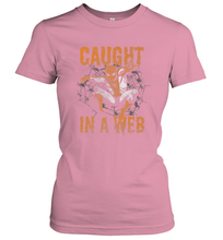 Load image into Gallery viewer, Marvel Spider Man Caught In A Web Halloween Women's T-Shirt
